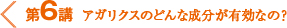 第６講　アガリクスのどんな成分が有効なの？