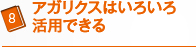 アガリクスはいろいろ活用できる